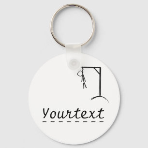 Porte-clés Customizable hangman with a word of your choice