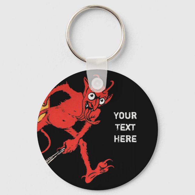 Porte-clés Customizable Krampus Black (Recto)