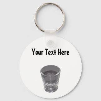 Porte-clés Customizable Silver Shot Glass Keychain