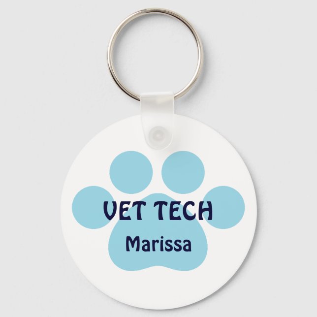 Porte-clés Customizable Vet Tech Keychain (Recto)