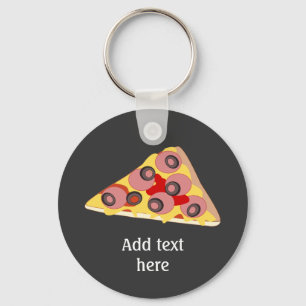 Porte-clés Customize Pizza Slice graphic