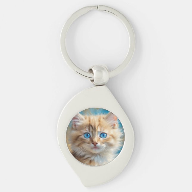 Porte-clés Cute Adorable Chat-37823 (Devant)