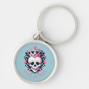 Porte-clés Cute as Hell Crâne