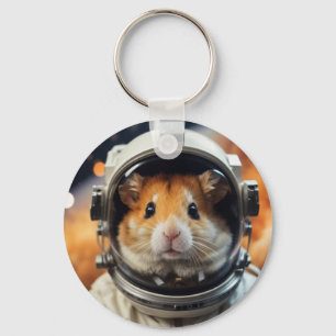 Porte-clés Cute astronaute spatiale Hamster