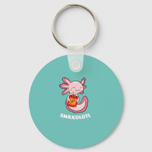 Porte-clés Cute Axolotl Lover Snaxolotl Kawaii