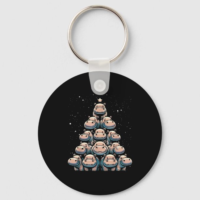 Porte-clés Cute Baby Hip Christmas Tree Hiptamus Christmas  (Recto)