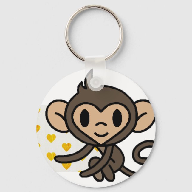 Porte-clés Cute baby monkey! (Recto)