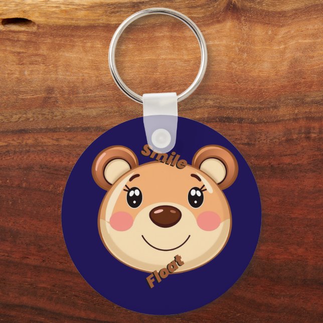 Porte-clés Cute Bear Smile (Recto)