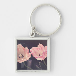 Porte-clés Cute Blooming Tulips -Personalized