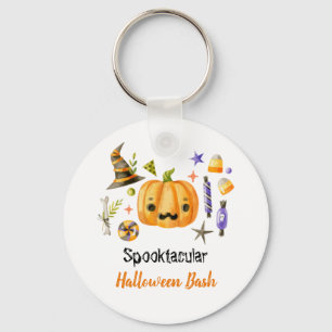 Porte-clés Cute Boo Citrouille Spooktacular Halloween Bash Pa