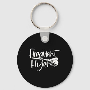 Porte-clés Cute Broomstick Frequent Flyer Witch Halloween