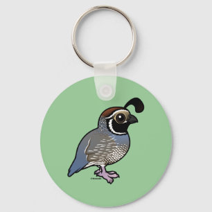 Porte-clés Cute California Quail