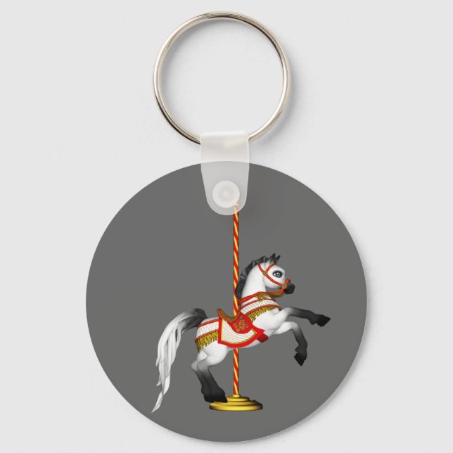 Porte-clés Cute Carousel Horse 1med (Recto)