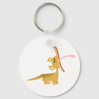 Porte-clés Cute Cartoon Yawning Thylacine Porte - clé