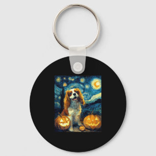 Porte-clés Cute Cavalier King Charles Spaniel Chien Halloween