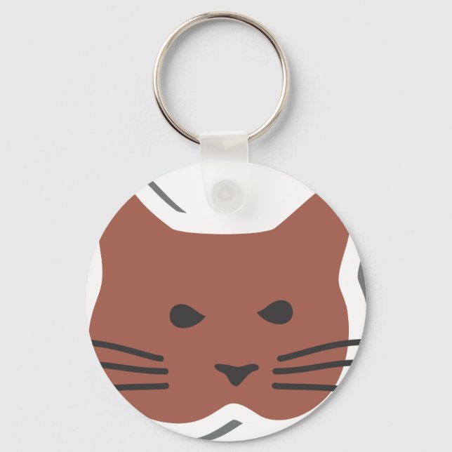 Porte-clés Cute Chat 2 (Recto)