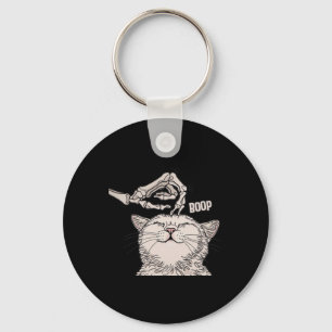 Porte-clés Cute Chat Squelette Halloween Femme Animaux de com