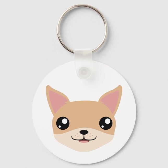 Porte-clés Cute Chihuahua (Recto)