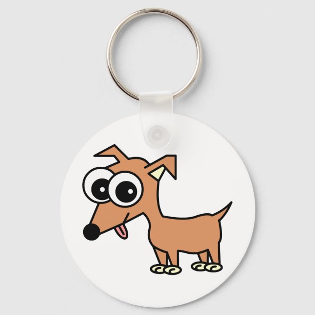Porte-clés Cute Chihuahua Keychain (Recto)