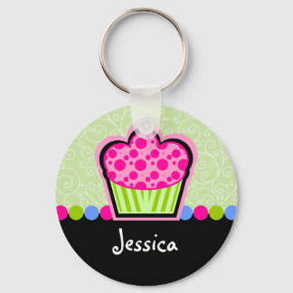 Porte-clés Cute Cupcake Personnalisé
