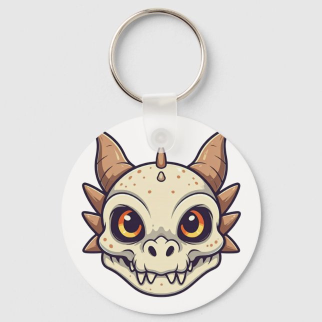 Porte-clés Cute Dragon Skull (Recto)