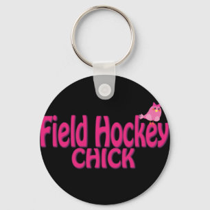 Porte-clés Cute Field Hockey Chick Designs