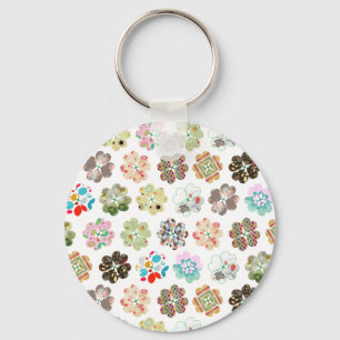 Porte-clés Cute four leaf clover heart shapes