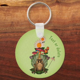 Porte-clés Cute Frog Princesse Sur Le Trône Personnalisé