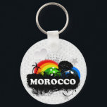 Porte-clés Cute Fruité Maroc<br><div class="desc">Cute Fruity Maroc Joli design avec Maroc écrit dessus. Grand cadeau marocain à la saveur urbaine et préppante. Ceci et beaucoup d'autres cadeaux marocains drôles,  pour la fierté marocaine disponible sur www.RepresentMyCountry.com.</div>