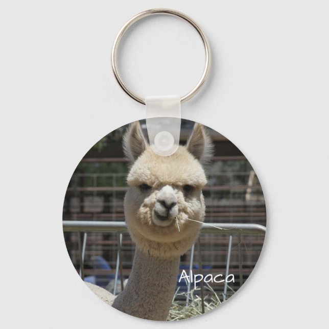 Porte-clés Cute Funny Alpaca Keychain (Recto)