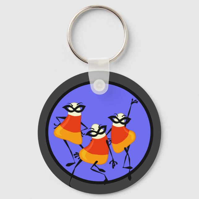 PORTE-CLÉS CUTE HALLOWEEN CANDY CORN PORTE - CLÉ (Recto)