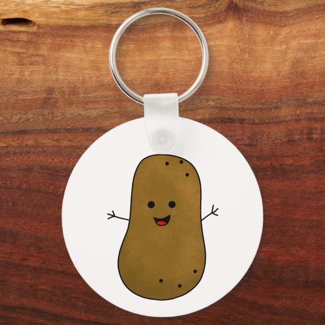 Porte-clés Cute Happy Potato (Recto)