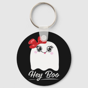 Porte-clés Cute Hey Boo Halloween
