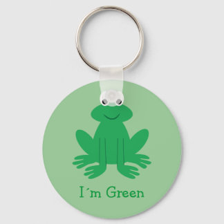 Porte-clés Cute "I´m Green" Cartoon Frog