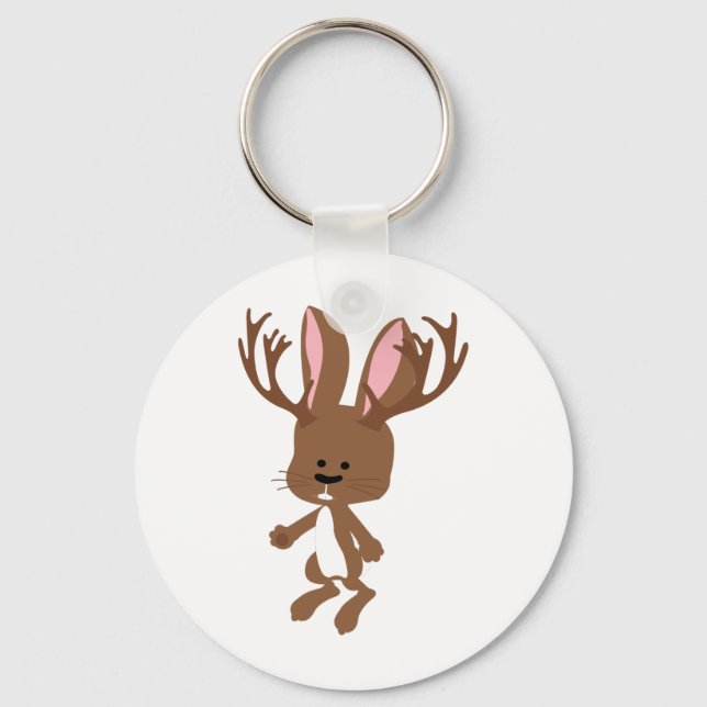 Porte-clés Cute Jackalope (Recto)