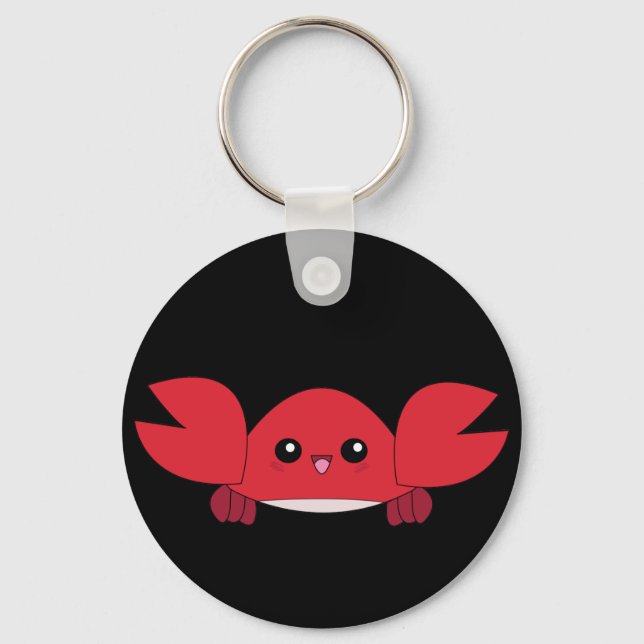 Porte-clés Cute kawaii bébé crabe porte - clé (Recto)