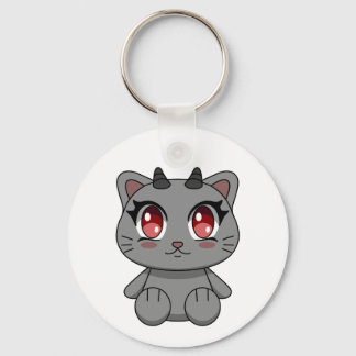 Porte-clés Cute Kawaii Demon Chat