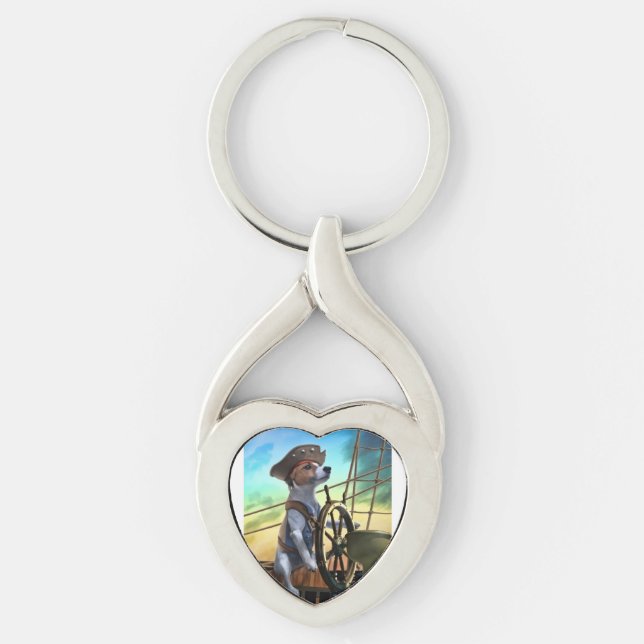 Porte-clés cute key ring for dog lovers (Devant)