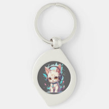 Cute Kitten avec casque Magie