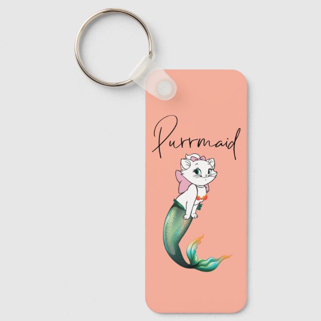 Porte-clés Cute Kitten Purrmaid - Fun Mermaid Design de chat (Recto)