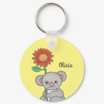 Cute Koala Nom animal Porte - clé