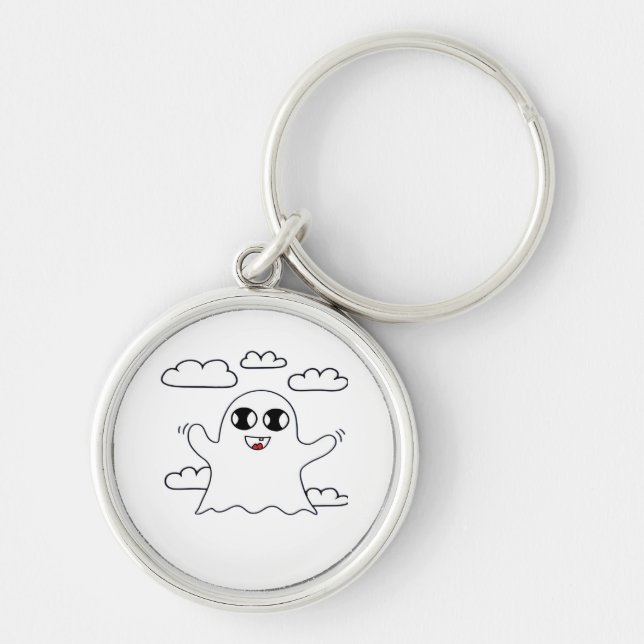 Porte-clés Cute Little Boo Style Créatif (Devant)