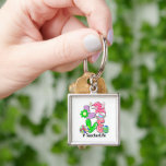 Porte-clés Cute Love Teacher Life Gnome Happy Easter Costume<br><div class="desc">You will never lose your keys or forget your favorite memory with this custom keychain. The waterproof,  UV coating will keep your images looking like new for years to come and hold your memories fresh like they just happened yesterday!</div>