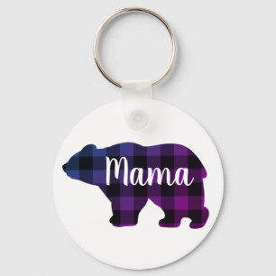 Porte-clés Cute Mama ours design mère cadeau de jour