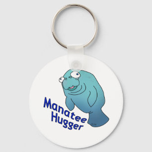 Porte-clés Cute Manatee Hugger Cartographier animal