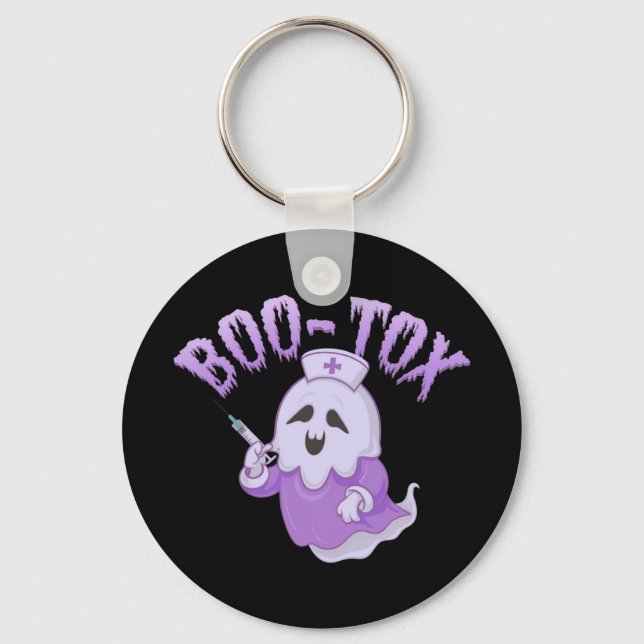 Porte-clés Cute Nurse Fantôme avec Injection Botox Amusant Éf (Recto)