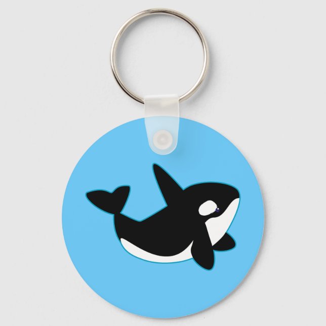 Porte-clés Cute Orca (Baleine Tueuse) (Recto)