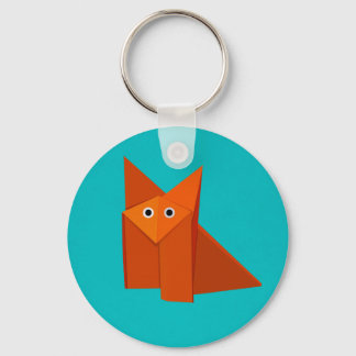 Porte-clés Cute Origami Fox