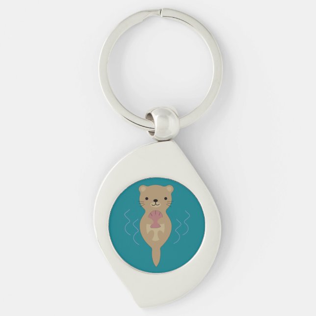 Porte-clés Cute Otter (Devant)