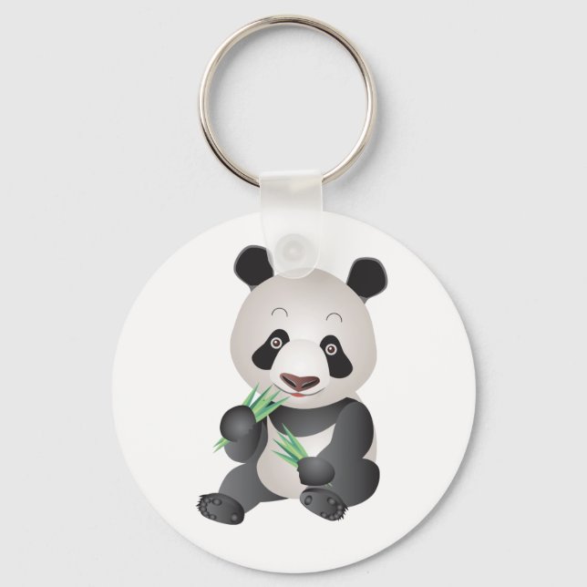 Porte-clés Cute ours Panda (Recto)